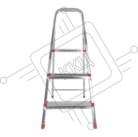 Стремянка металлическая 3 ступеньки, усиленный профиль REXANT