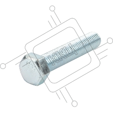 Болт шестигранный KRANZ DIN 933, 16х80, пакет (10 шт./уп.)