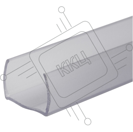 Короб пластиковый для гибкого неона 12х12мм, длина 1 метр (цена за 1 шт.)