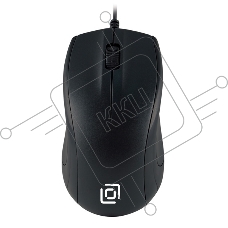 Мышь проводная Oklick 185V2 черный, 1200 dpi, USB, кнопки - 3