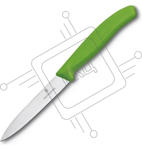 Нож Victorinox для очистки овощей, лезвие 10 см, зеленый