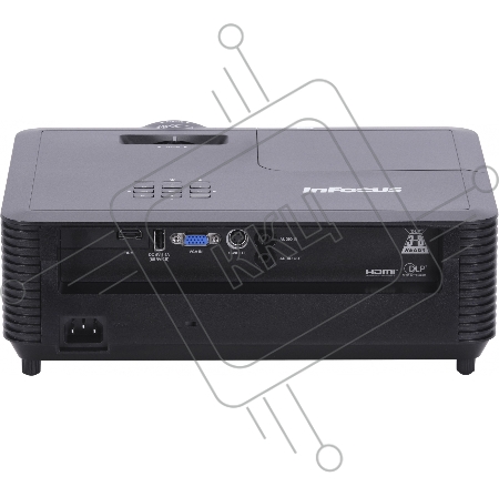 Проектор INFOCUS IN116AA (Full 3D) DLP, 3800 ANSI Lm, WXGA, (1.54-1.72:1), 30000:1, HDMI 1.4, 1хVGA, S-video, Audio in, Audio out, USB-A (power), 3W, лампа до 15000ч., 2.6 кг