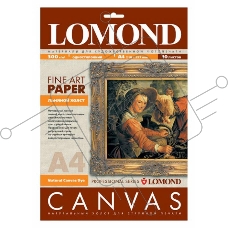 Холст Lomond 0908411 A4/300г/м2/10л./белый матовое лён для струйной печати