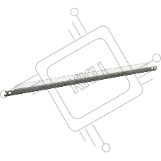 Дозирующее лезвие (Doctor Blade) HP LJ1200 (Hi-Black)
