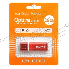 Флэш Диск QUMO 16GB Optiva 01 Red QM16GUD-OP1-red