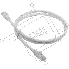 Патч-корд LANMASTER LSZH UTP кат.6, 1.0 м, серый