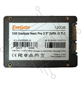 Накопитель SSD ExeGate 120GB EX276536RUS UV500NextPro 2.5