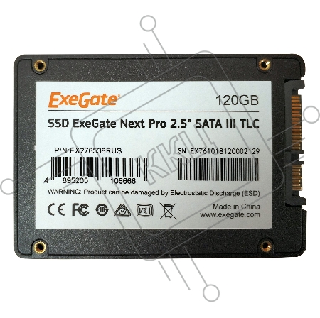 Накопитель SSD ExeGate 120GB EX276536RUS UV500NextPro 2.5