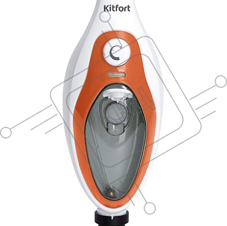 Швабра паровая Kitfort KT-1004-3 1500Вт оранжевый/белый