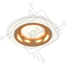 Комплект встраиваемого светильника Ambrella light XC7621005 SWH/PYG белый песок/золото желтое полированное MR16 GU5.3 (C7621, N7014)