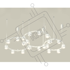 Светильник Ambrella light XR92082200/22 SWH/FR белый песок/белый матовый GX53 (A9208, C9241, C9236, C9231, N8444)