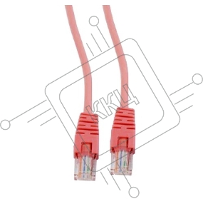 Патч-корд UTP Cablexpert кат.5e, 0.5м, литой, многожильный (красный)