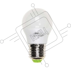 Лампа светодиодная PLED-ECO-G45 5Вт шар 4000К белый E27 400лм 220-240В JazzWay 1036988A