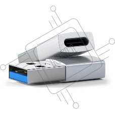 Адаптер Satechi USB Type-A to Type-C. Цвет серебристый.