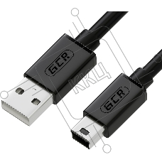 Кабель Greenconnect Кабель интерфейсный USB 2.0 3.0m Premium AM / mini 5P, 28 / 28 AWG двойное экранирование, антифриз, черный