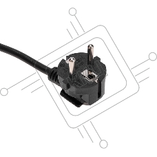 Удлинитель STANDARD 3 гнезда, 5м, 3х1,0мм², с/з, с выключателем, черный REXANT