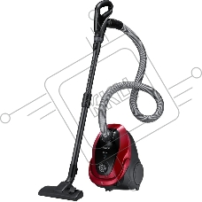 Пылесос Samsung VC20M253AWR/EV красный, 460/2000 Вт, уборка сухая, пылесборник мешок, 2.5 л