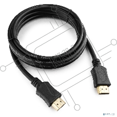 Кабель HDMI Cablexpert CC-HDMI4L-1.5M, 19M/19M, v2.0, Light, позол.разъемы, экран, 1.5м, черный, пакет