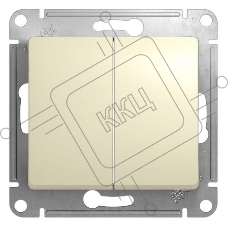 Механизм выключателя 2-кл. СП GLOSSA 10А IP20 10AX беж. SchE GSL000251