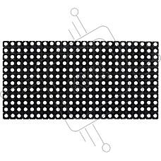 Коврик Vortex резина 50x100 см черный (20098)