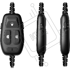 Наушники с микрофоном A4Tech Bloody MC750 черный 2.3м мониторные USB оголовье (MC750 BLACK)