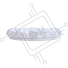 Светильник потолочный Lyra, LUMI Line, 490x80мм, белый REXANT