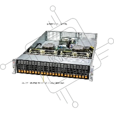 Сервер в сборе SYS-221H-TN24R (bundle12): 2U/2x Xeon Silver 4510/4x DDR5 32GB 5600 ECC/1x SSD NVME 480GB, M.2
