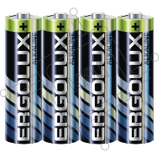 Батарея Ergolux Alkaline LR6 SR4 AA 2800mAh (4шт) спайка