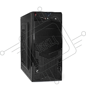 Корпус Exegate EX261449RUS Miditower CP-601 Black, ATX, <CP400W, 80mm>, 2*USB, Audio