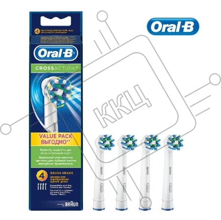 Насадка для зубной щетки ORAL-B EB50-4 WHITE