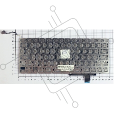 Клавиатура для ноутбука Macbook A1297 черная, плоский Enter