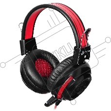 Наушники Oklick HS-G300 черный/красный {2.5м мониторы оголовье (AH-V1)}