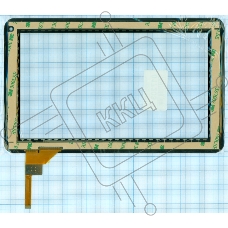 Сенсорное стекло (тачскрин) 198-3FPC(CS-3860), черное
