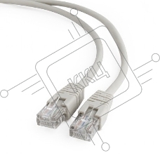 Патч-корд UTP Cablexpert кат.5e, 0.5м, литой, многожильный (серый)