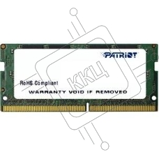 Оперативная память Patriot, DDR4, 16GB (1x16 GB), 2400 MHz, CL17, SO-DIMM