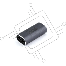 Переходник USB 4 Type C мама-мама прямой