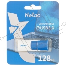 Флешка USB Netac U182 красный USB 3.0 Flash 128Gb, NT03U182N-128G-32RE, выдвижной