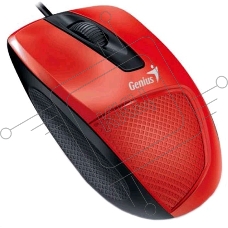Мышь проводная Genius DX-150X красный, 1000 dpi, USB, кнопки - 3