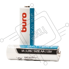 Батарея Buro Alkaline LR6 AA (2шт) блистер