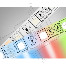 Светодиодная лента Ambrella light GS2202 5050 60Led/ 14.4 m/ 12V IP20 RGB/ 5000*10*1.87mm (4 конт.)