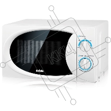 Микроволновая печь BBK 20MWS-710M/W белый, 20 л, 700 Вт, поворотный механизм