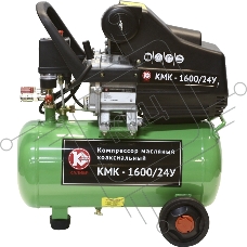 Компрессор КАЛИБР КМК-1600/24У 1.6кВт 8атм 24л 198л/мин 2выхода