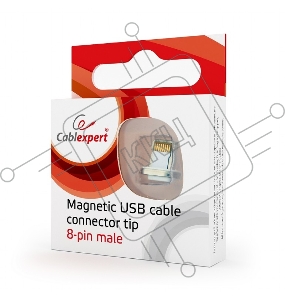 Адаптер lightning Cablexpert CC-USB2-AMLM-8P для магнитного кабеля, коробка