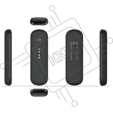 Модем 2G/3G/4G ZTE MF79RU USB Wi-Fi Firewall +Router внешний черный
