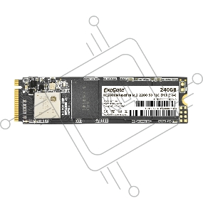 Накопитель SSD Exegate 240GB M.2 2280 EX282318RUS NextPro KC2000TP240 (PCIe Gen3x4, NVMe, 22x80mm, 3D TLC)