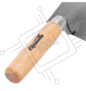 Кельма бетонщика стальная, 160 мм, деревянная ручка// Sparta