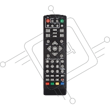 Пульт универсальный для DVB-T2 с функцией управления телевизором (RX-DVB-014) REXANT