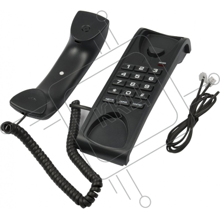 Телефон проводной RITMIX RT-007 black