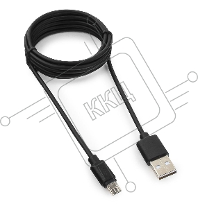 Кабель USB 2.0 Pro Гарнизон GCC-mUSB2-AMBM-1.8M, AM/microBM 5P, 1.8м, черный, пакет