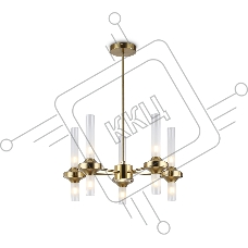 Люстра Ambrella light LH55358/10 BS/CL латунь/прозрачный G9/10 max 30W D550*690